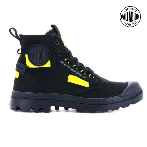 Bottes Palladium Pampa Hi Re-craft Femme Noir | FR ZYN902T